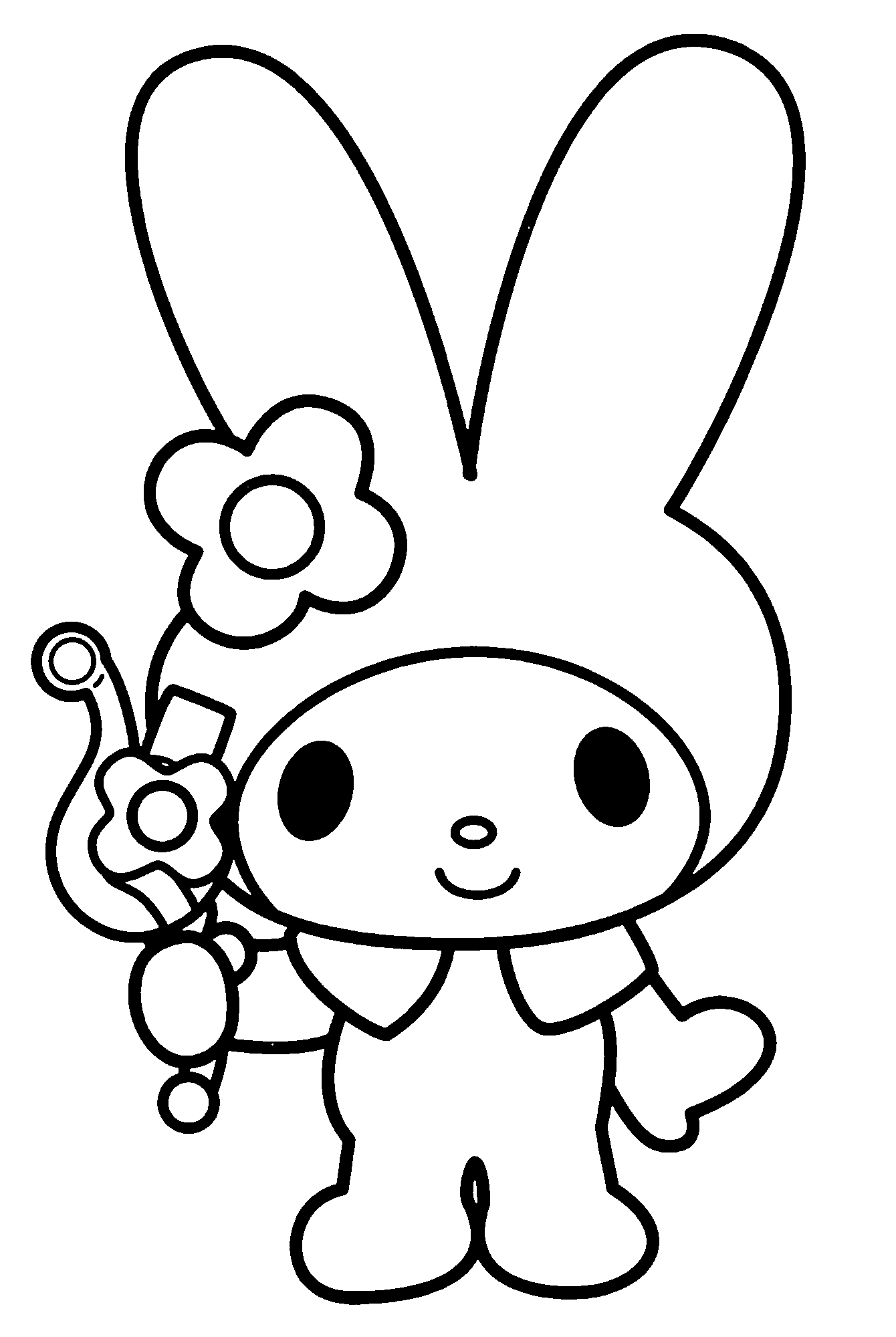 Free Printable My Melody coloring pages