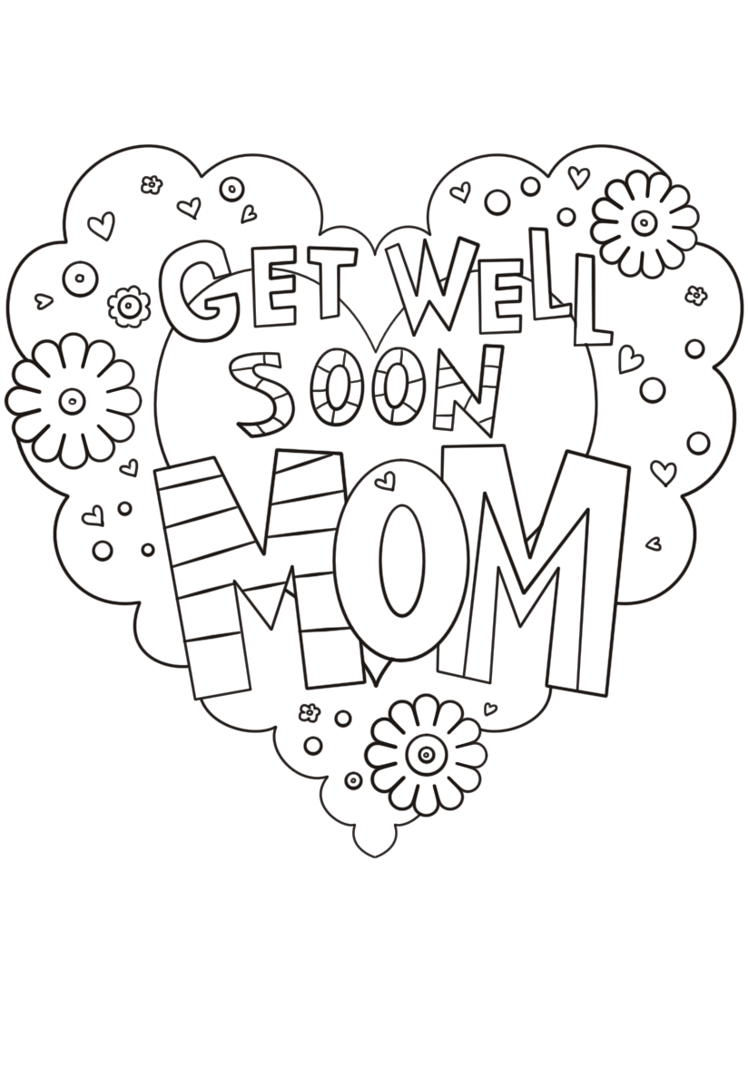 Get Well Soon Mom Coloring Pages