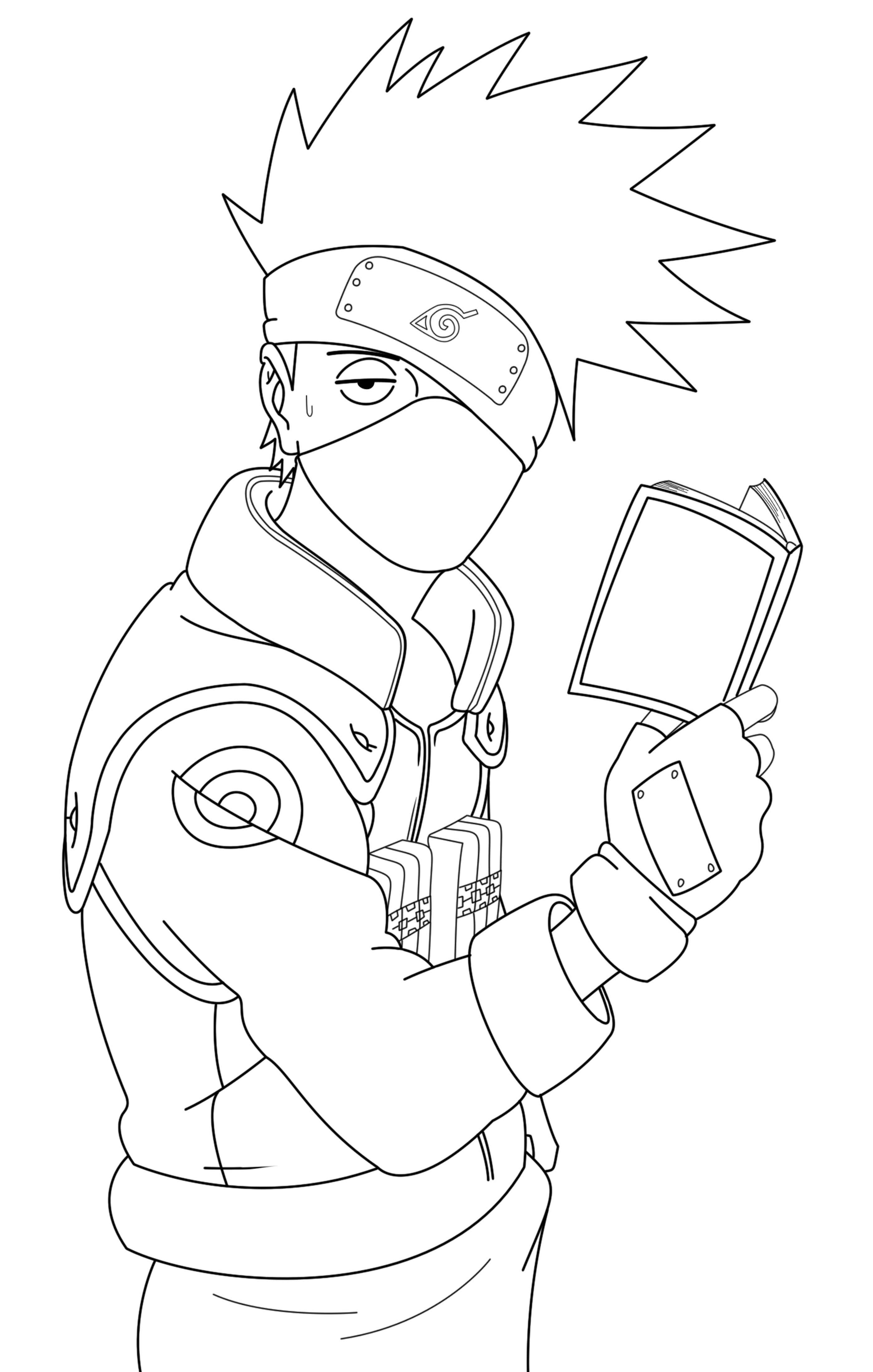 Kakashi Coloring Pages Printable