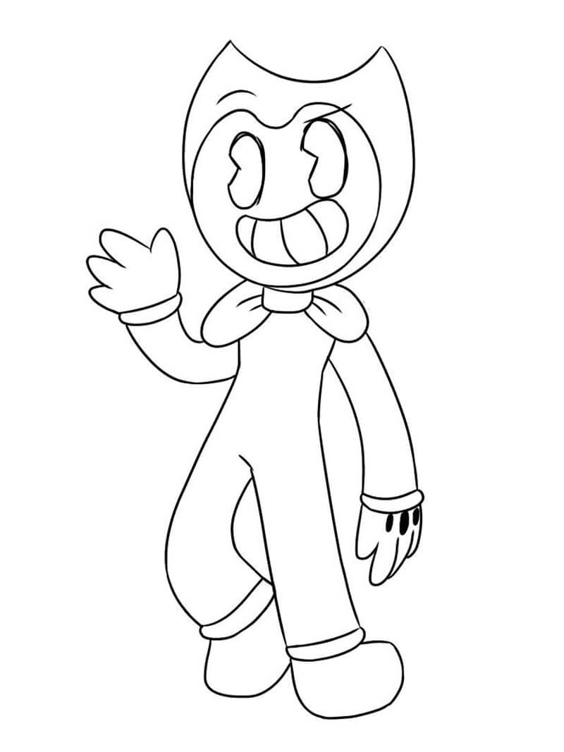 Nice Bendy coloring page