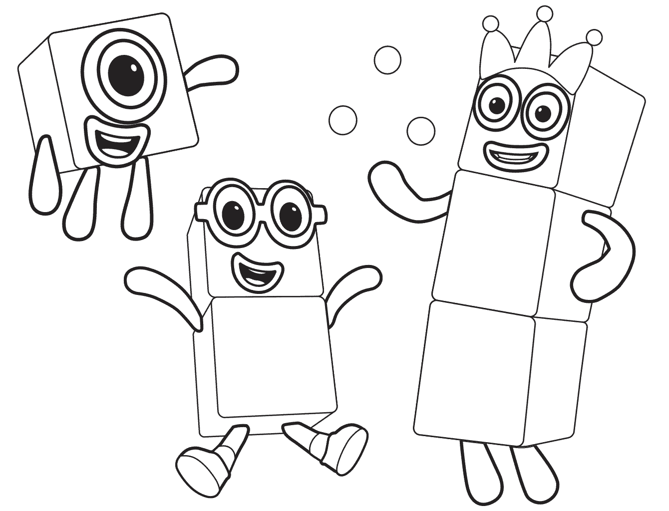 Numberblocks Coloring Pages