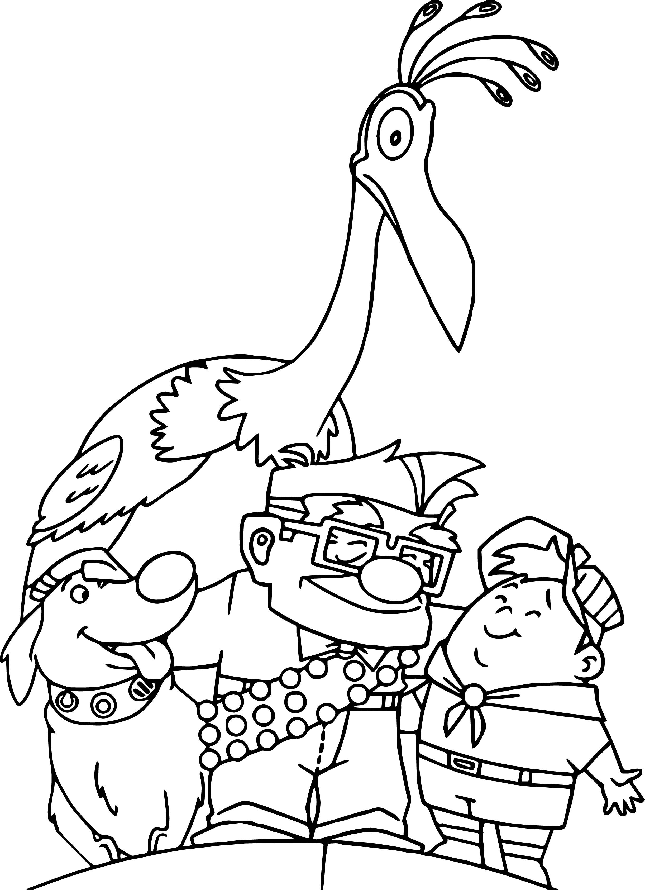 Pixar Up Coloring Pages