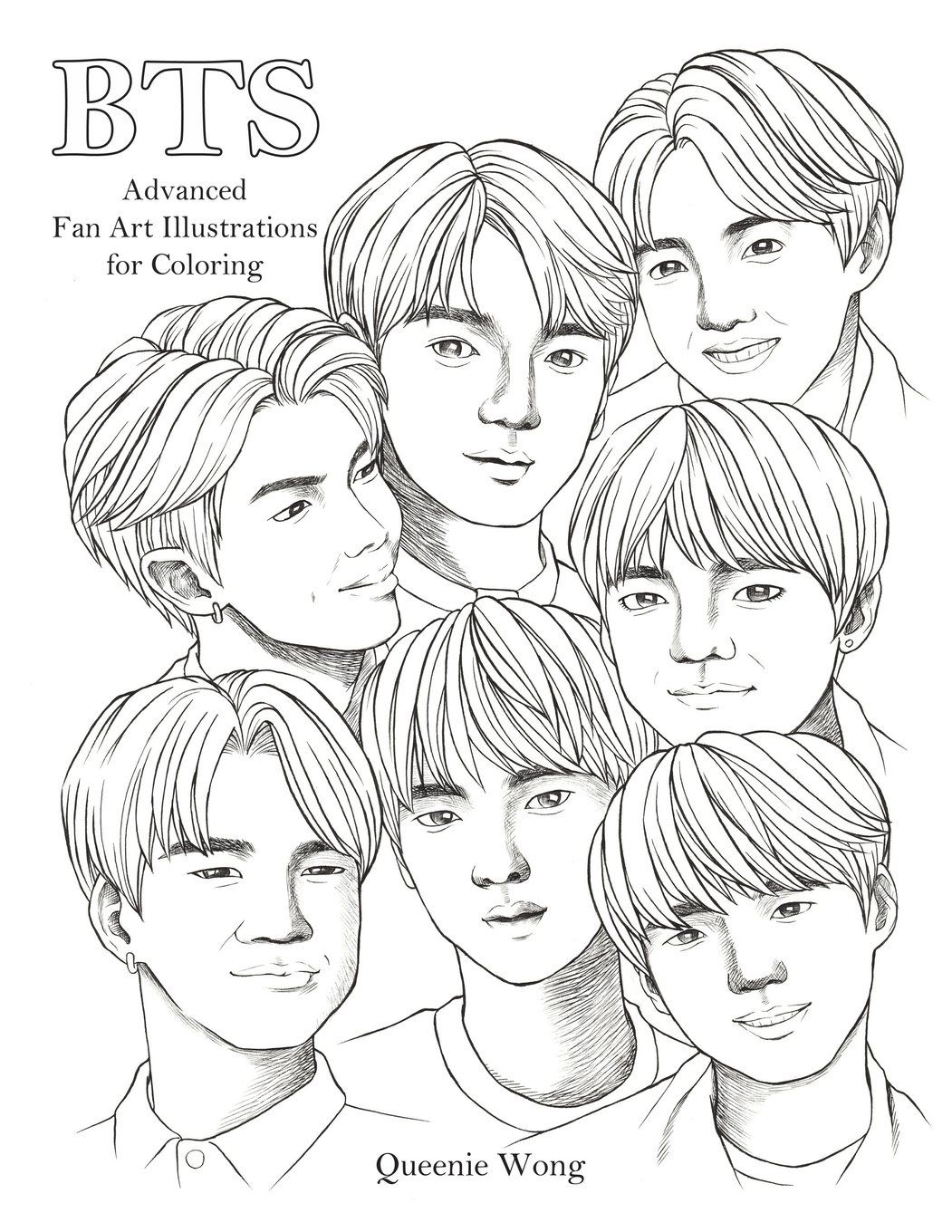 Printable Bts Coloring Pages