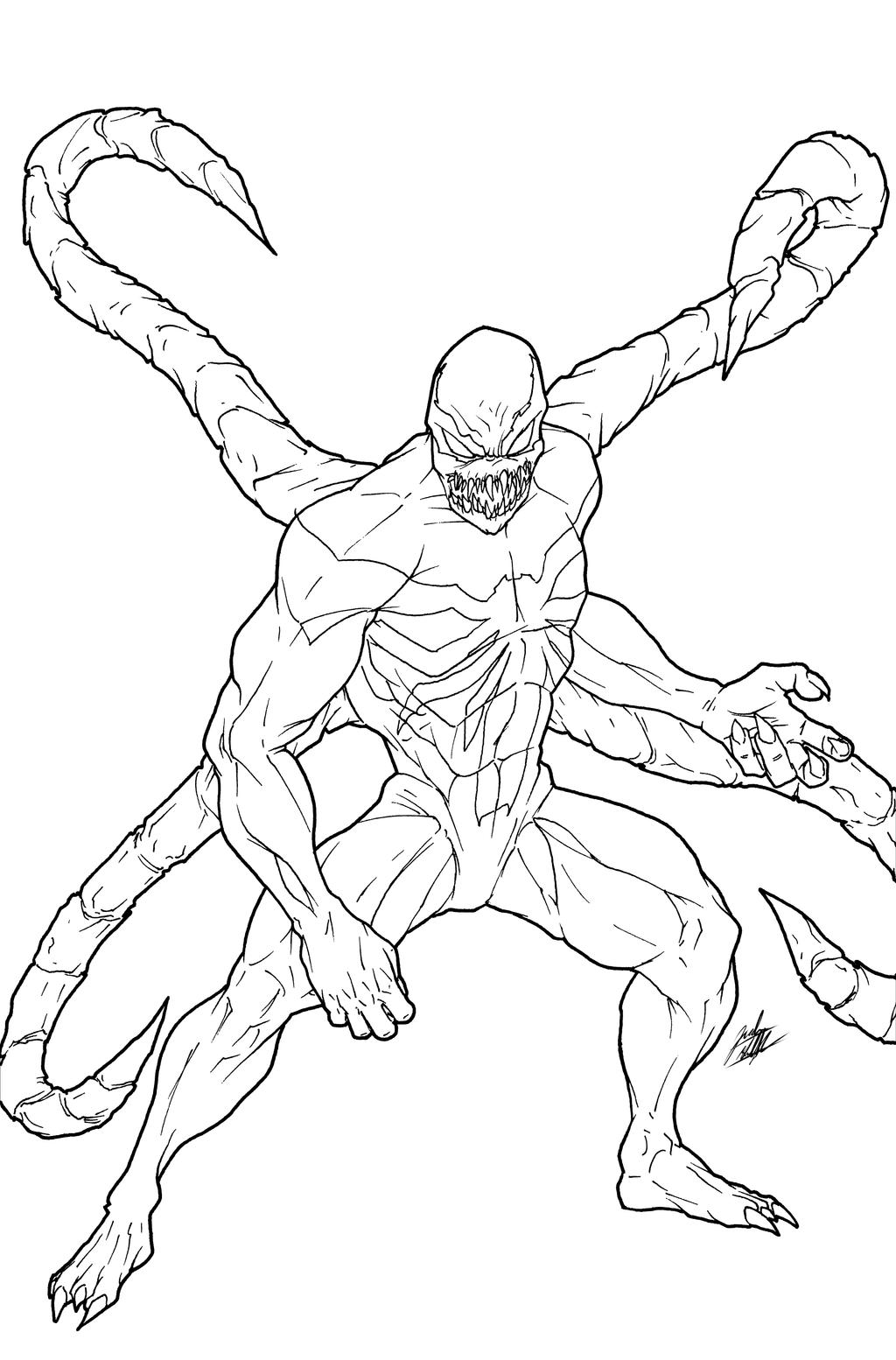 Printable Carnage Coloring Pages