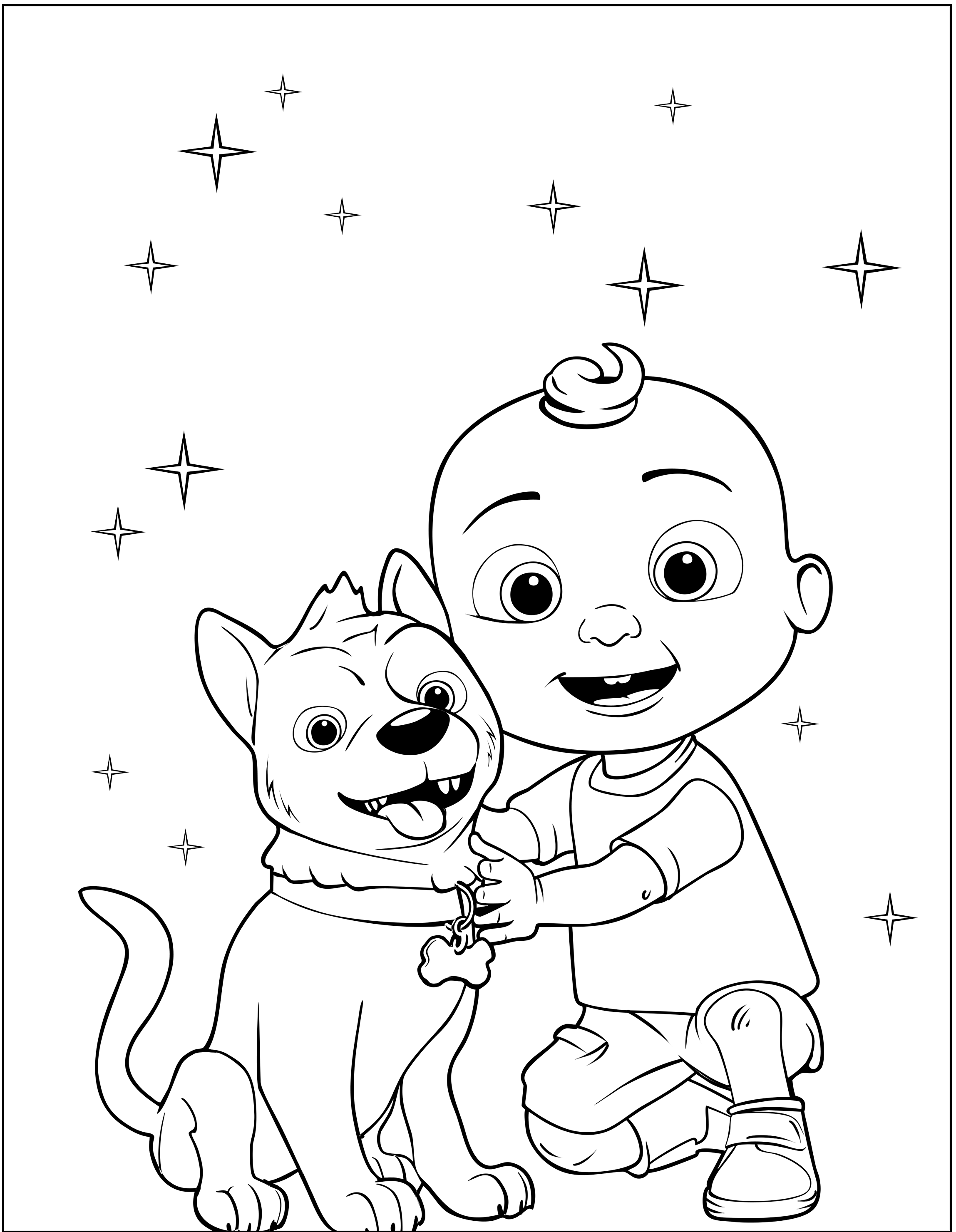 Printable Cocomelon Coloring Pages