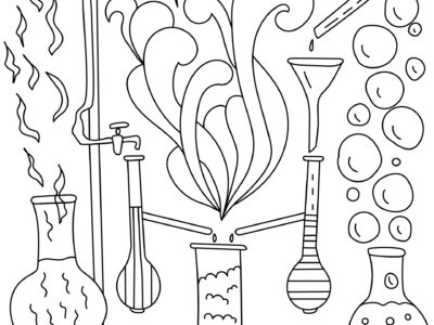 Printable Science Coloring Pages