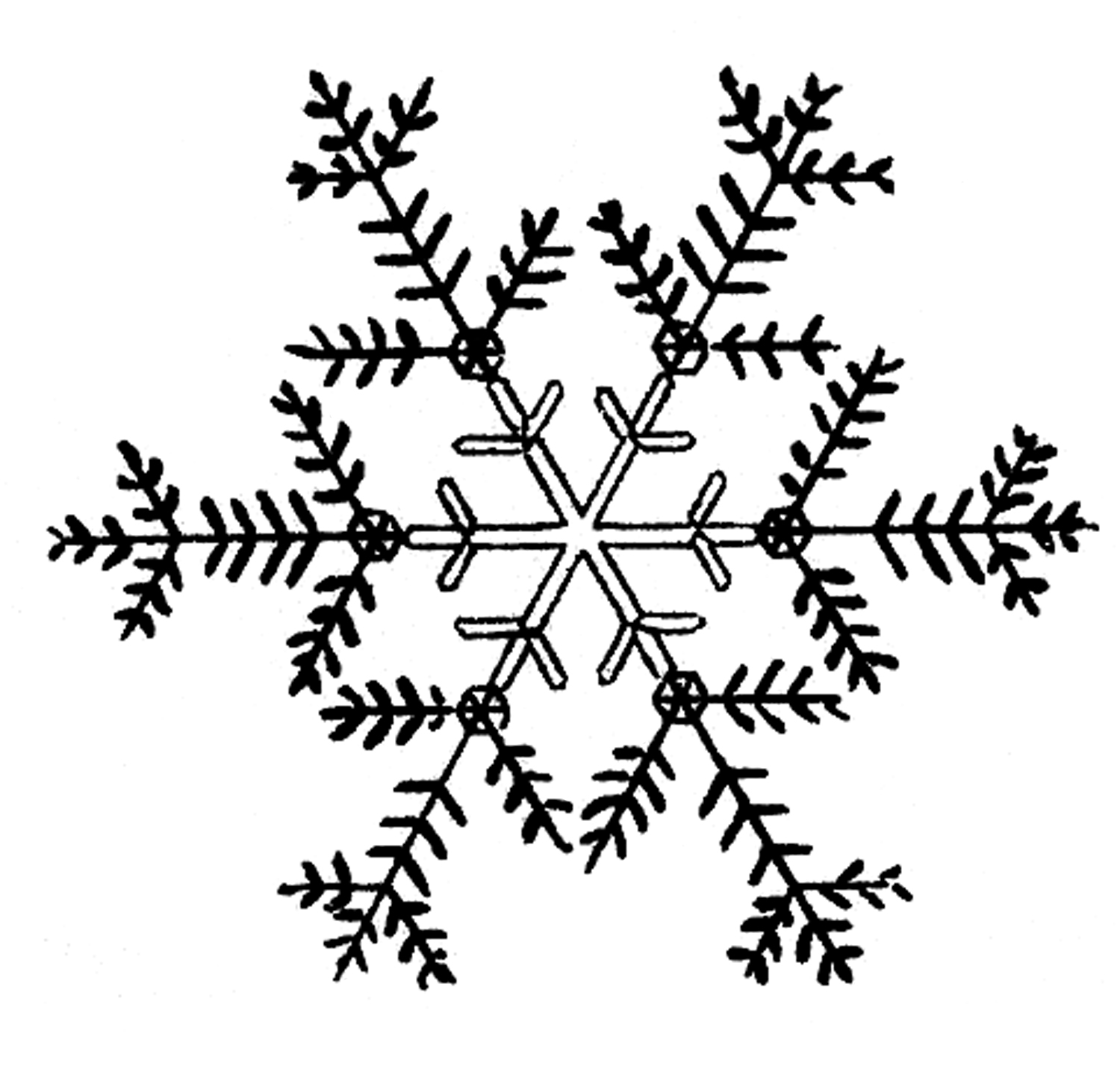 Snowflakes clip art
