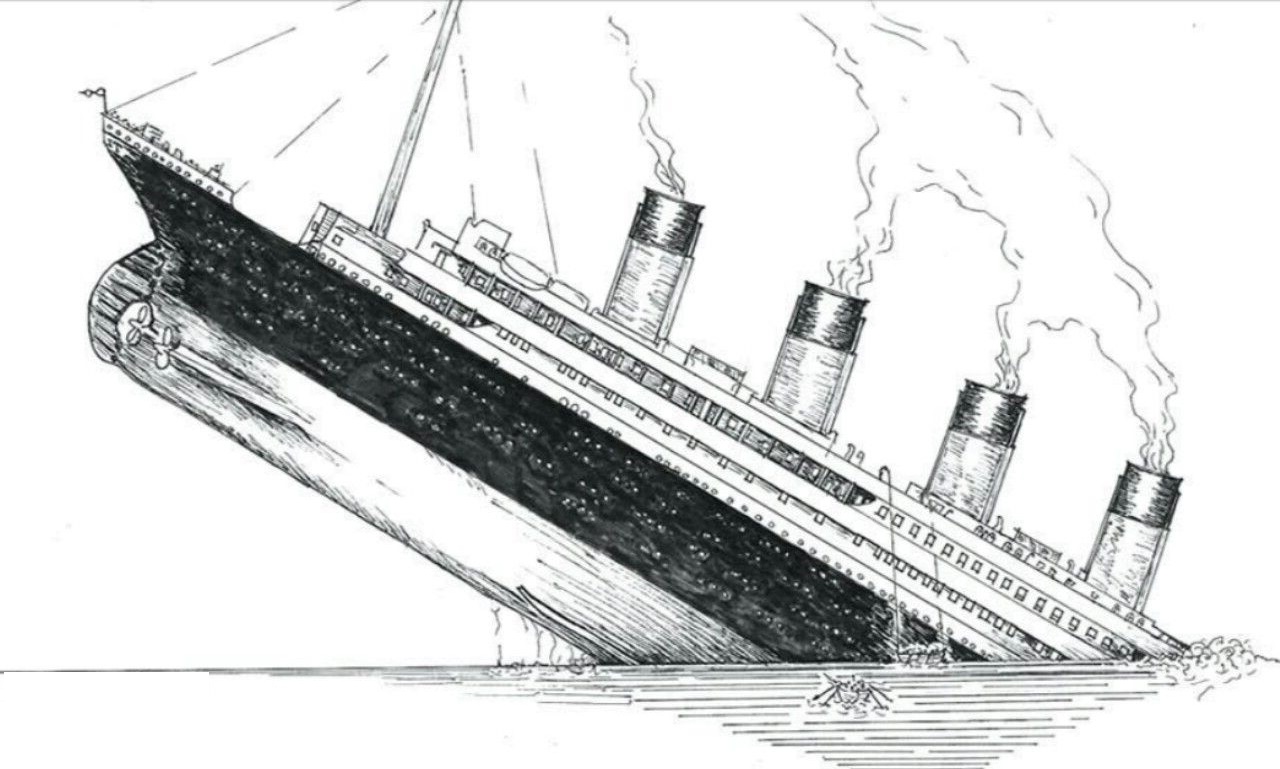 Titanic Coloring Pages printable