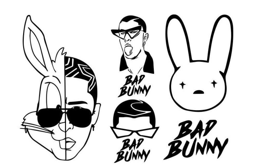 bad bunny Coloring Pages Free