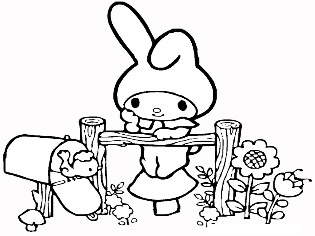 coloring pages My Melody