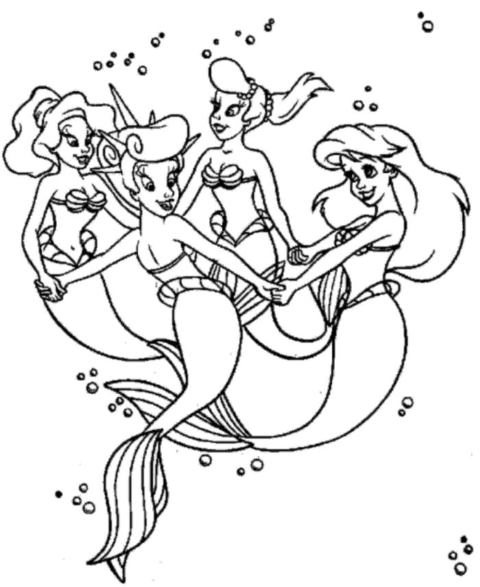 Little Mermaid Coloring Pages