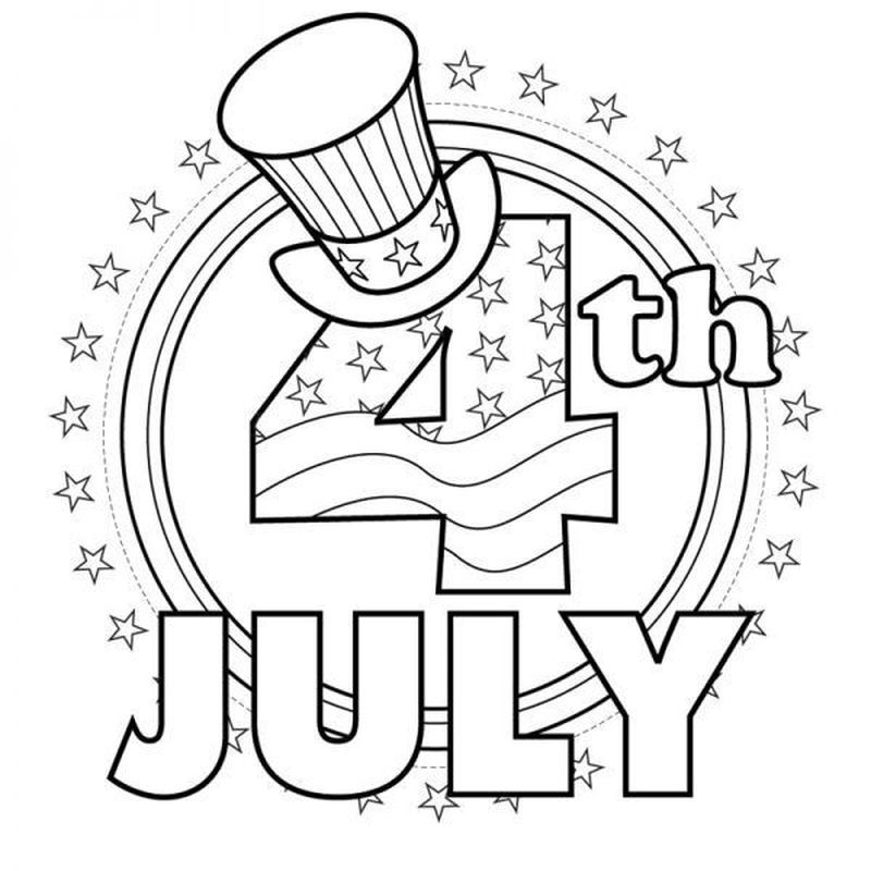 4th Of July Coloring Pages Fireworks