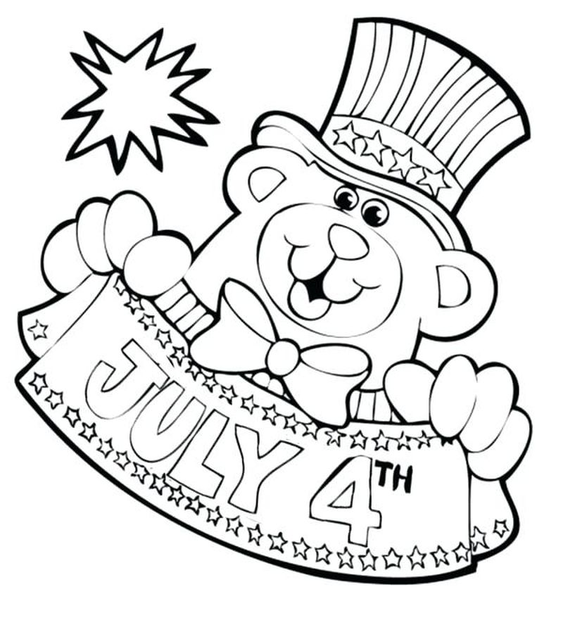 4th Of July Coloring Pages To Commemorate The Independence Day PDF ...