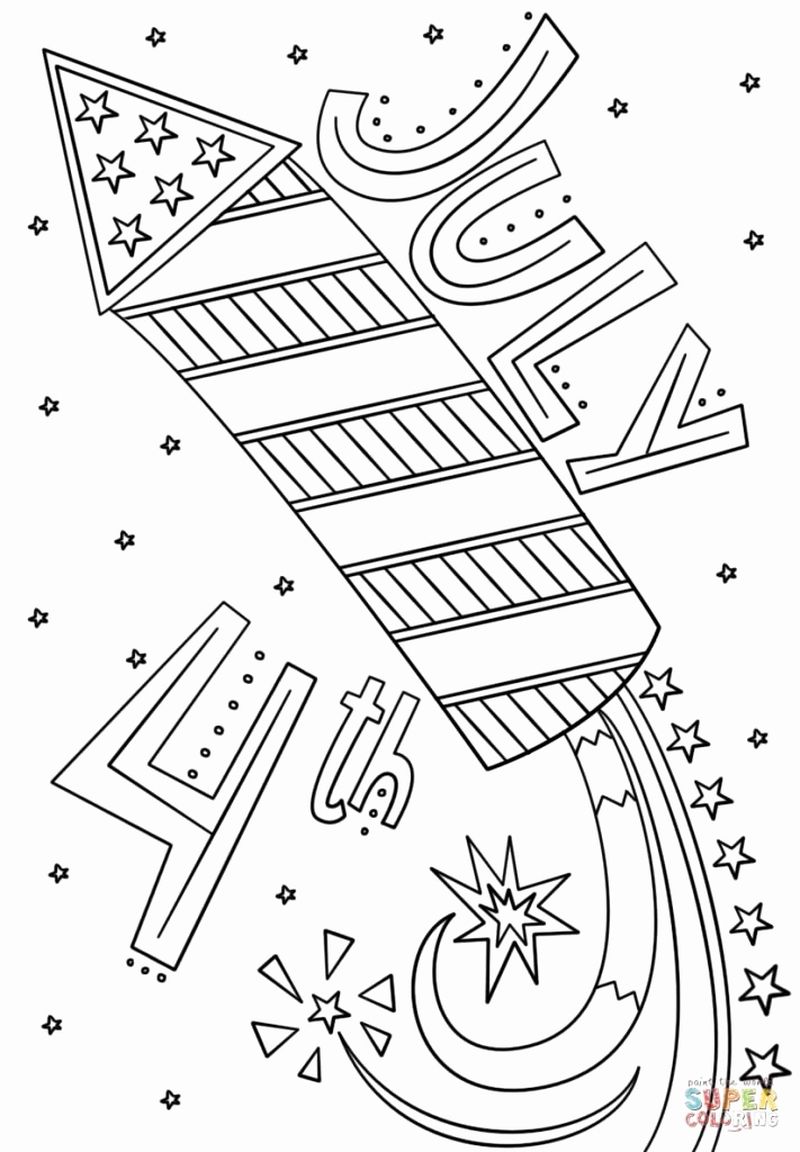 4th Of July Coloring Pages For Kids