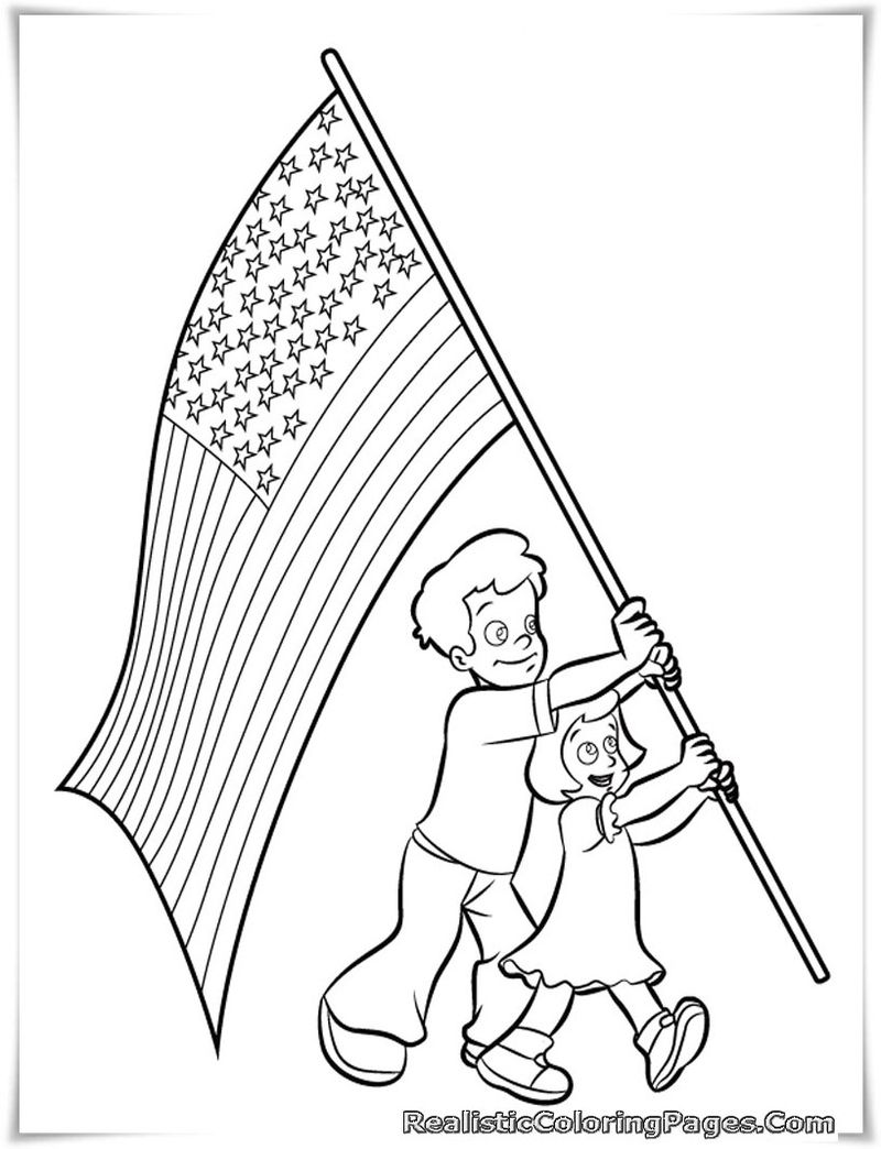 4th Of July Coloring Pages For Sunday School