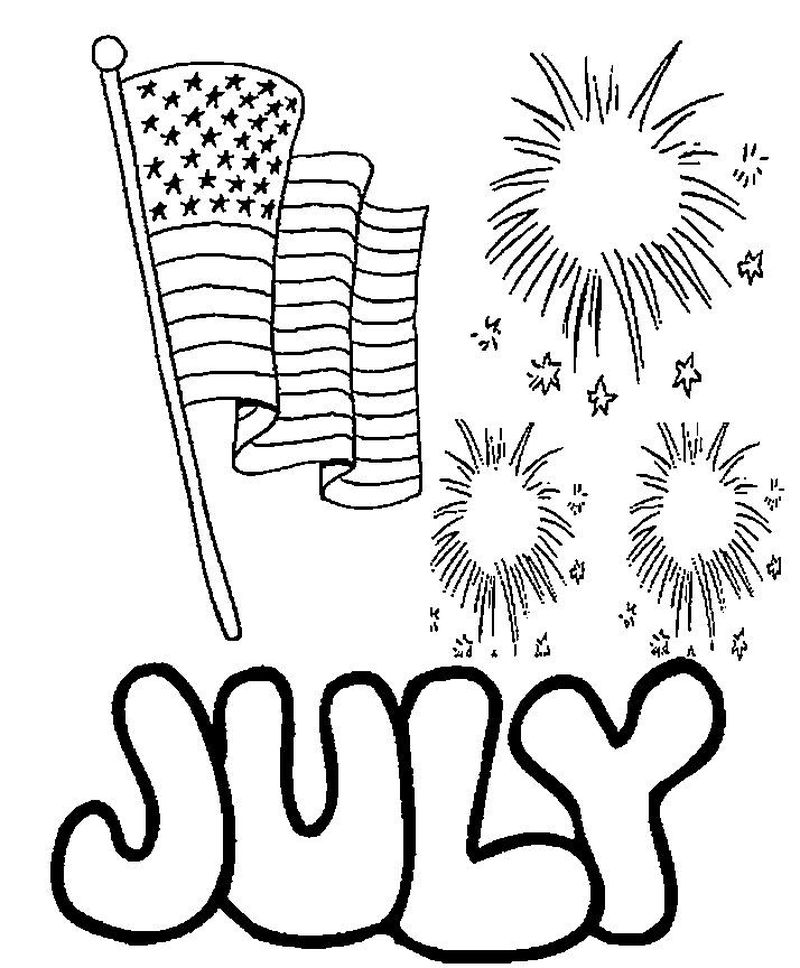 4th Of July Coloring Pages Free Printable