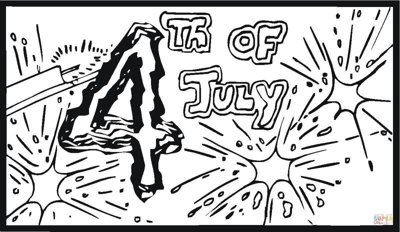 4th Of July Coloring Pages Preschool