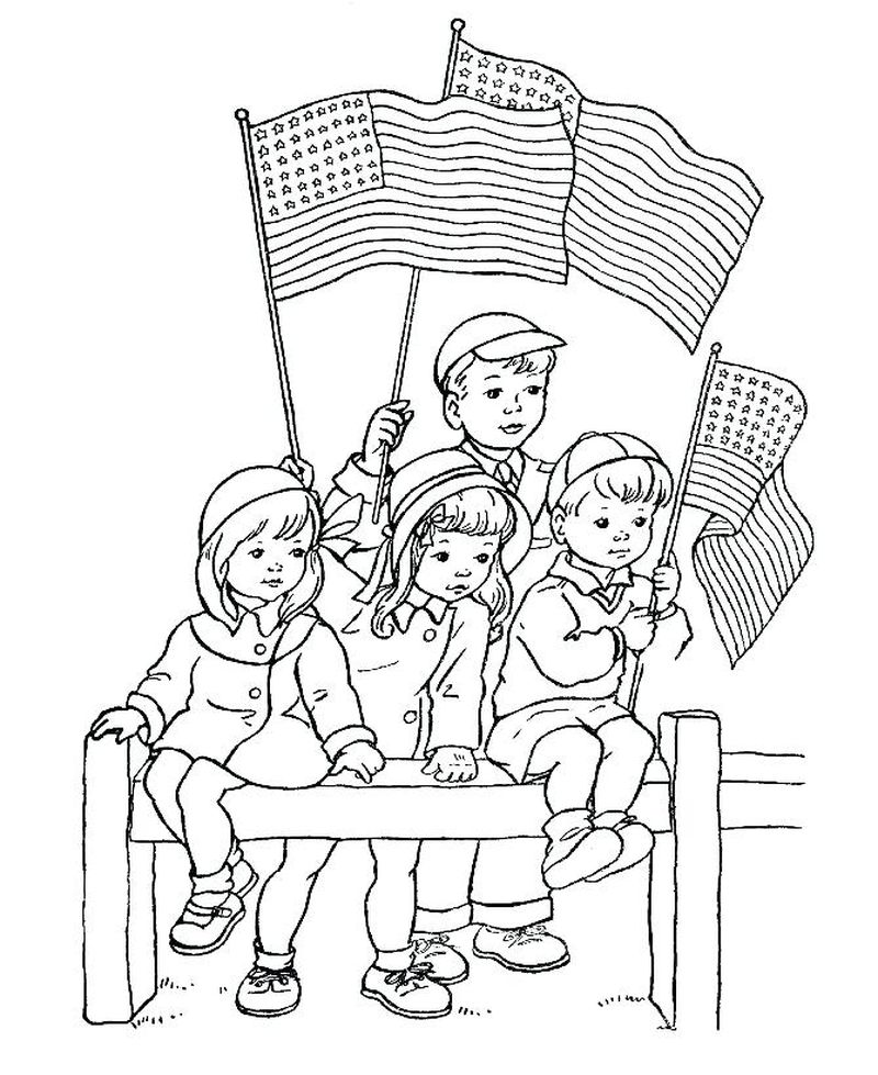 4th Of July Coloring Pages Religious