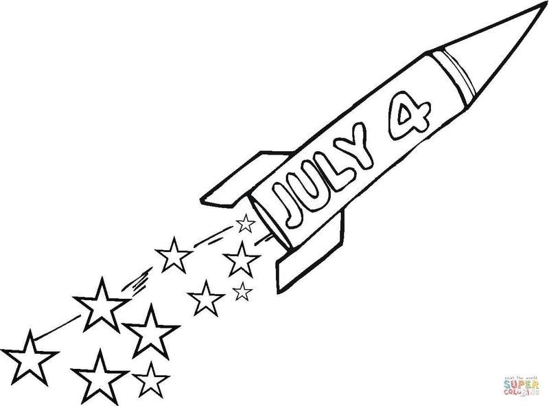 4th Of July Printables Coloring Pages