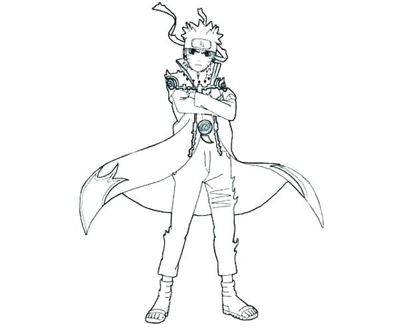 999 Coloring Pages Naruto