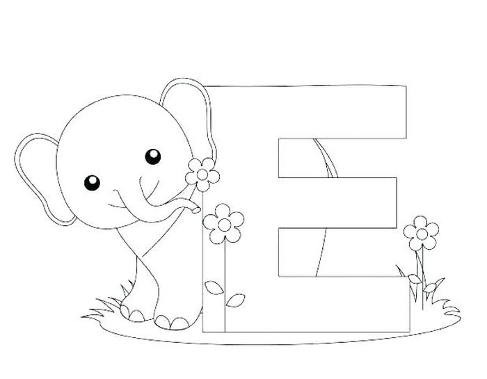 Abc Animal Coloring Pages