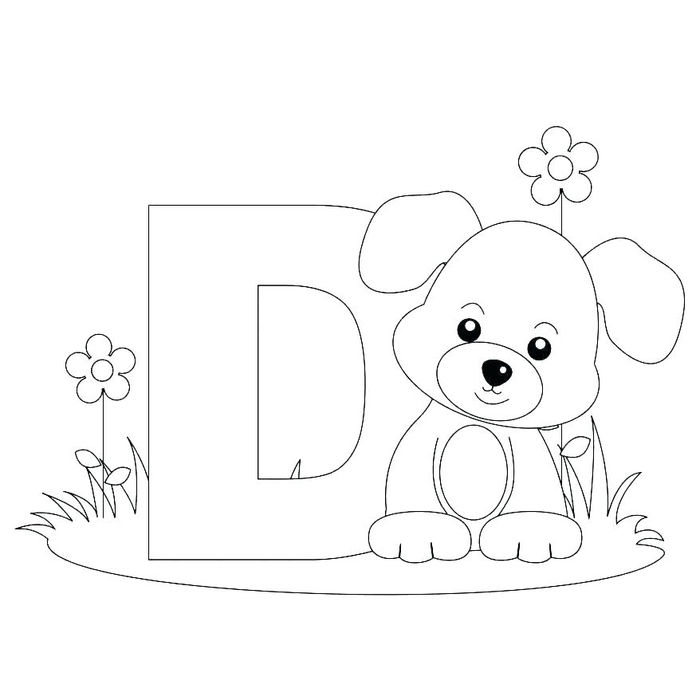 Abc Coloring Pages For Kindergarten