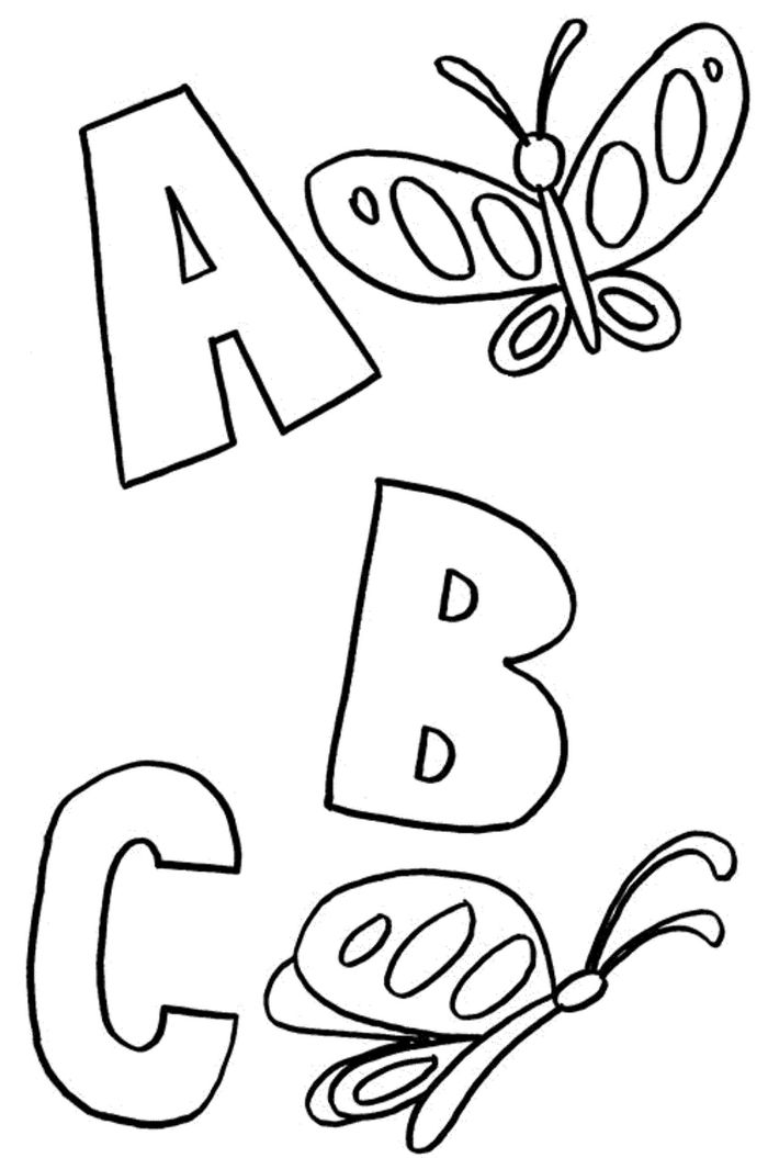 Abc Free Printable Coloring Pages