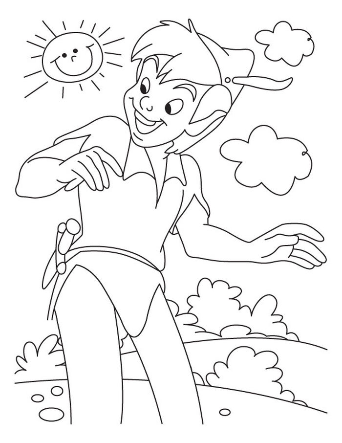 Adult Coloring Pages Peter Pan