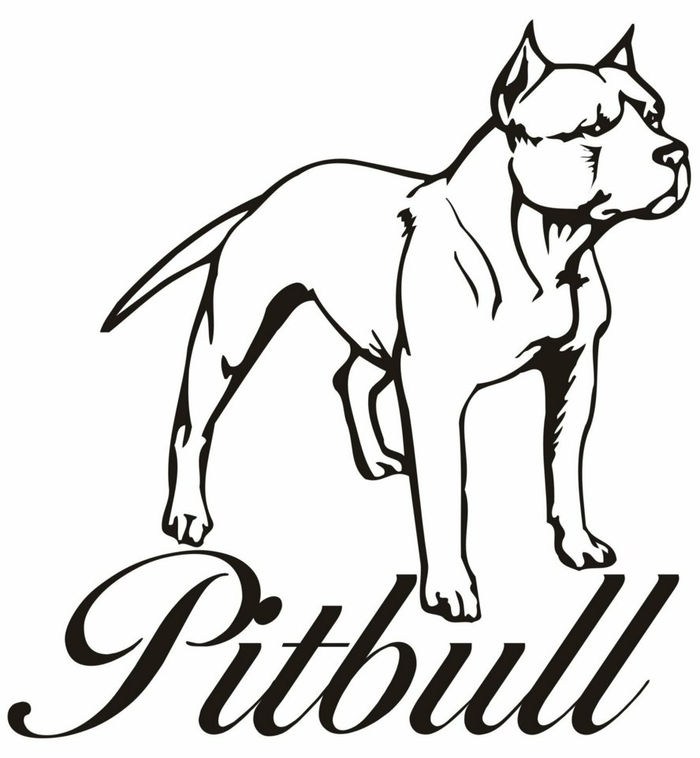 Adult Coloring Pages Pitbull