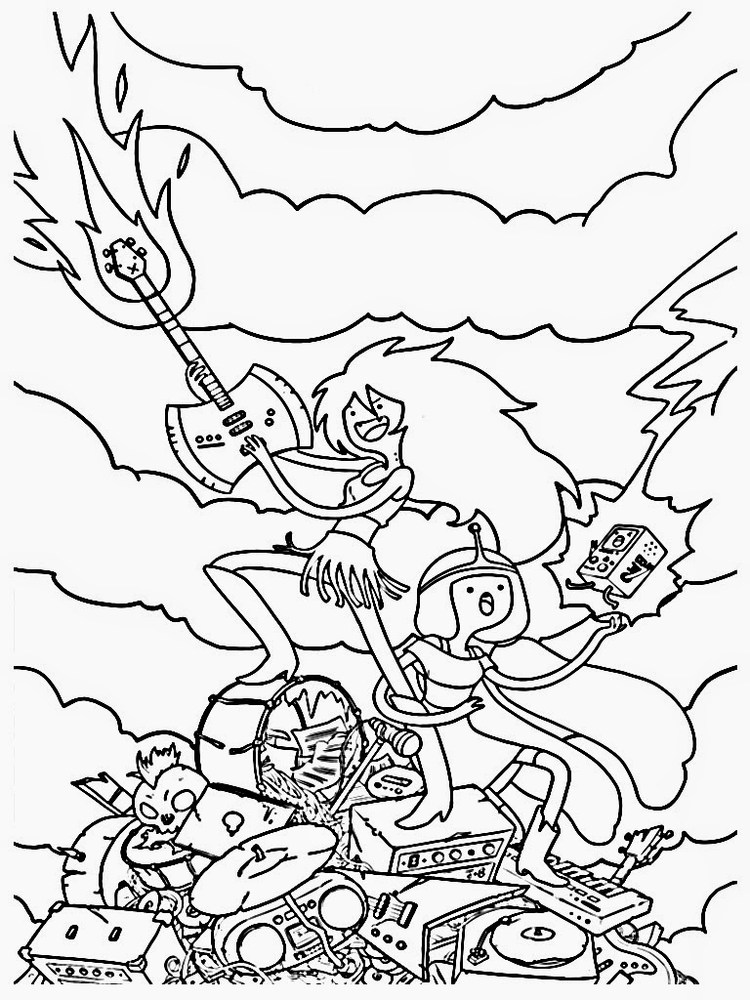 Adventure Time Bmo Coloring Pages