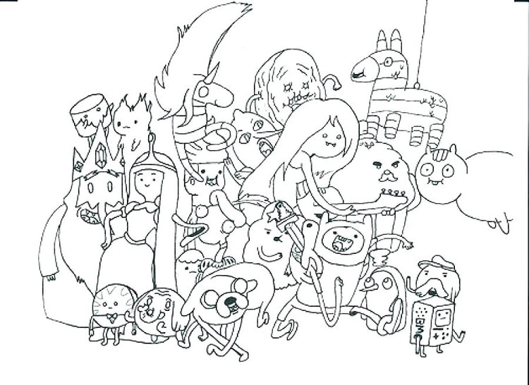 bmo adventure time coloring pages