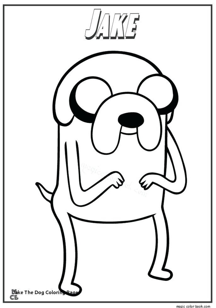 Adventure Time Coloring Pages Jake