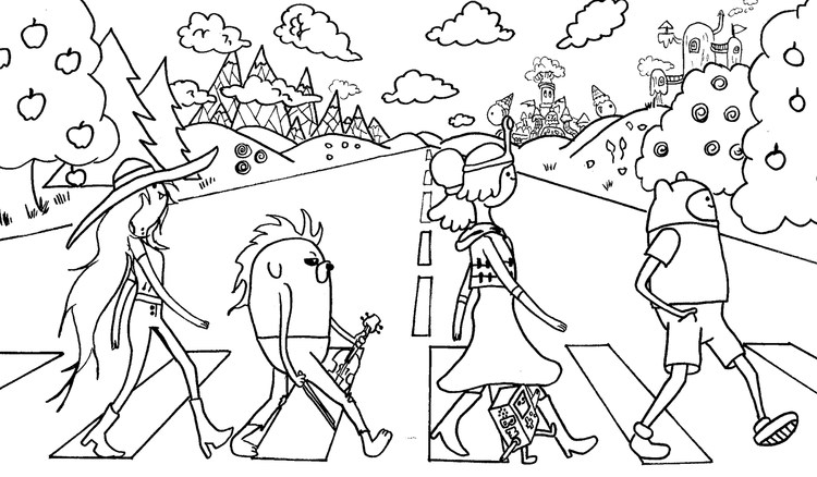 Adventure Time Coloring Pages Online