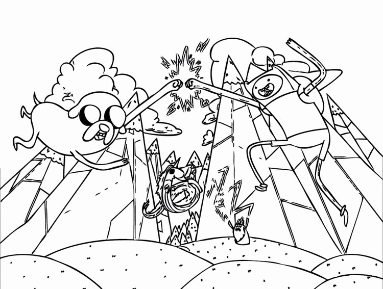 Adventure Time Coloring Pages To Print For Free