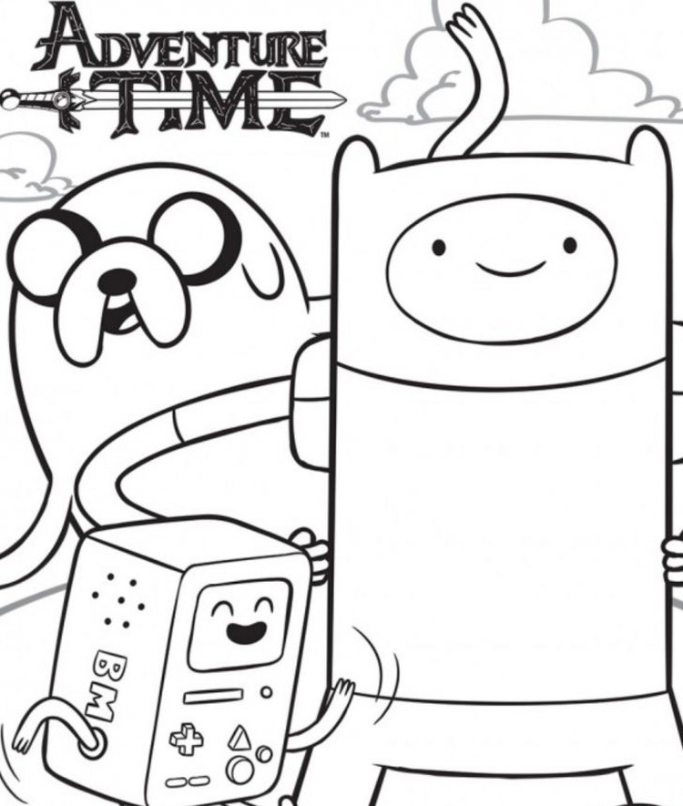 Adventure Time Coloring Pages