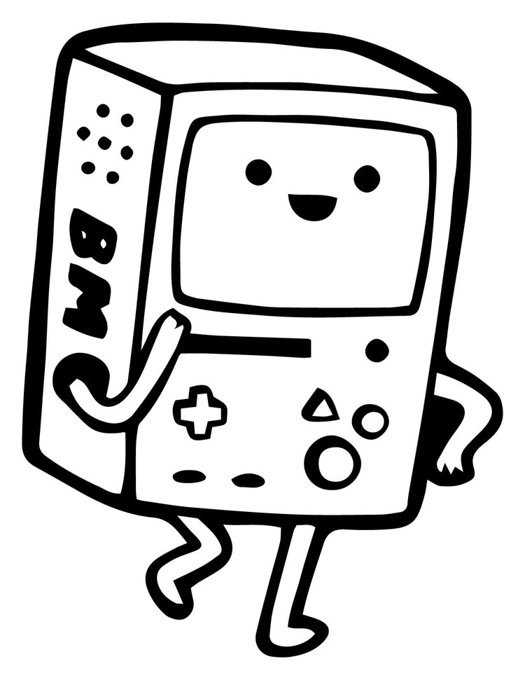 Adventure Time Individual Character Coloring Pages