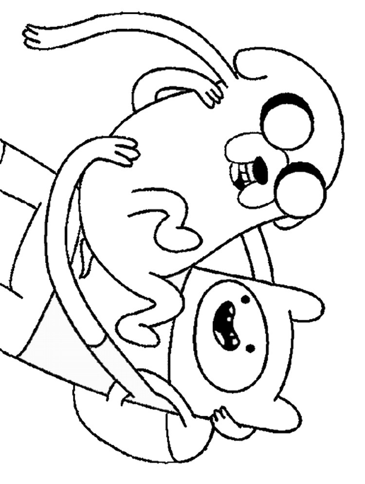 Adventure Time Coloring Pages Printable PDF - Coloringfolder.com