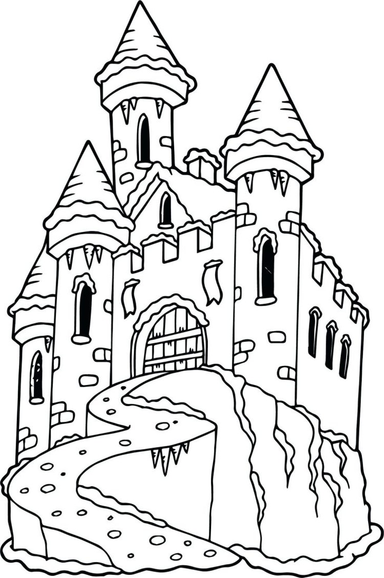 Alice In Wonderland Wonderland Large Alice House Coloring Pages