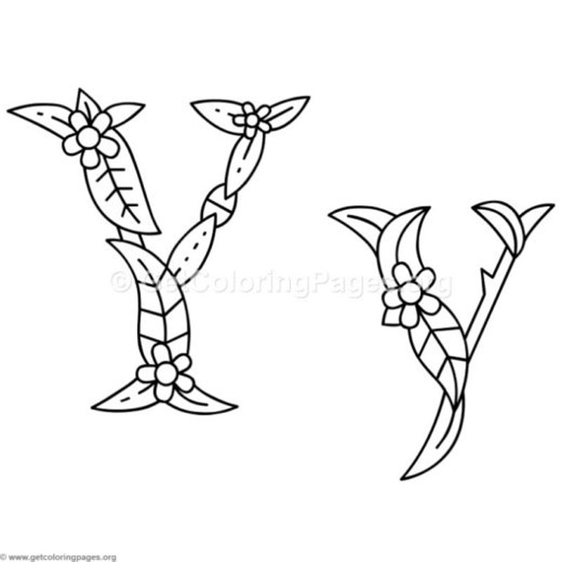 Alphabet Coloring Pages Az