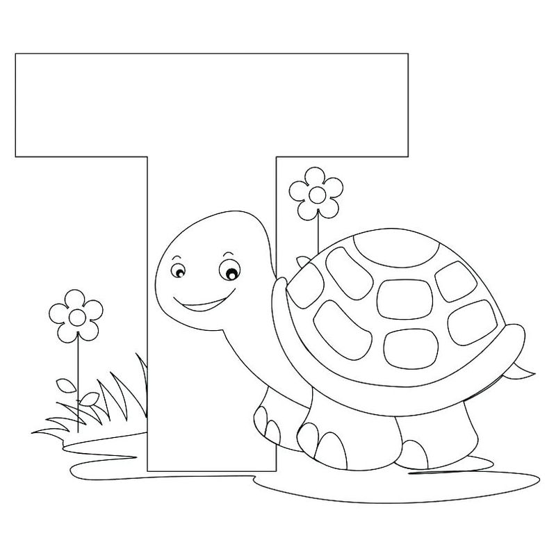 Alphabet Coloring Pages Book