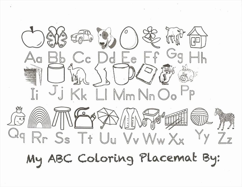 Alphabet Coloring Pages For Kids