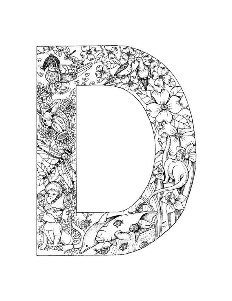 Alphabet Coloring Pages Free