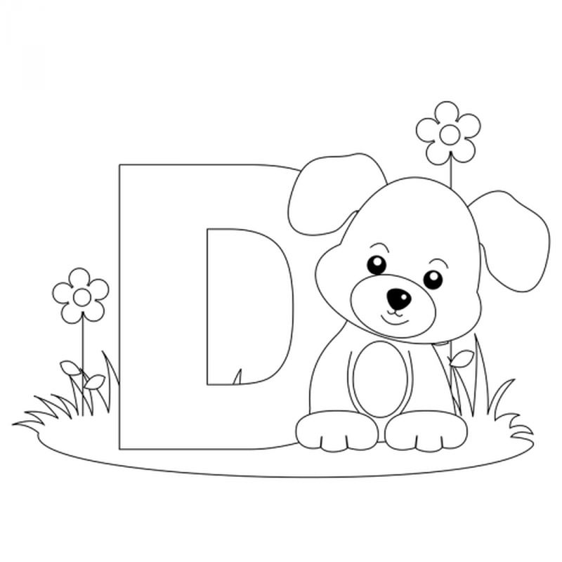 Alphabet Coloring Pages With Pictures