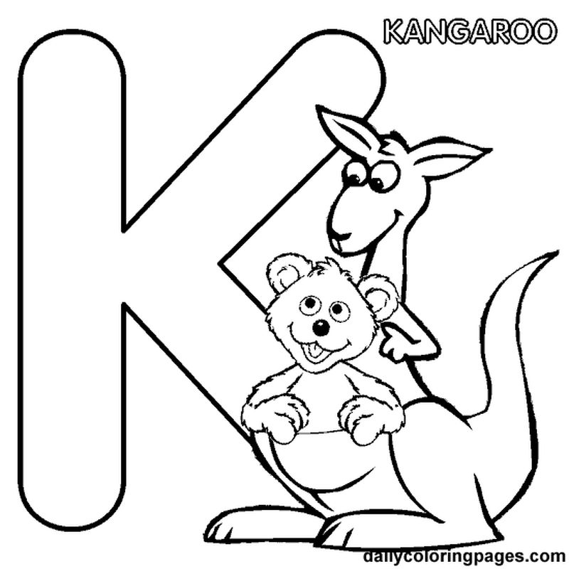 Alphabet Letters Coloring Pages Printable