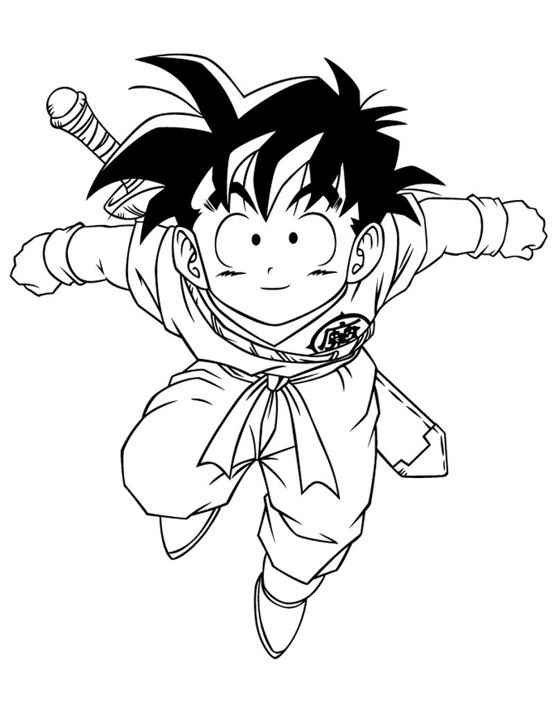 Dragon Ball Coloring Pages - Printable