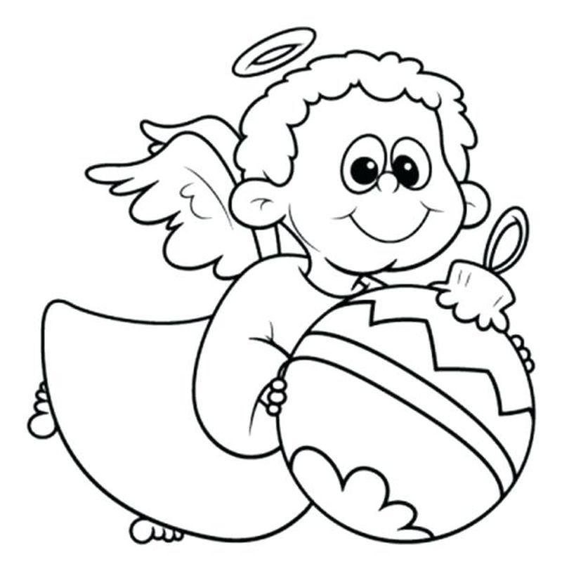 Angel Coloring Book Pages