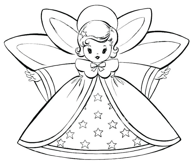 Angel Coloring Pages For Children
