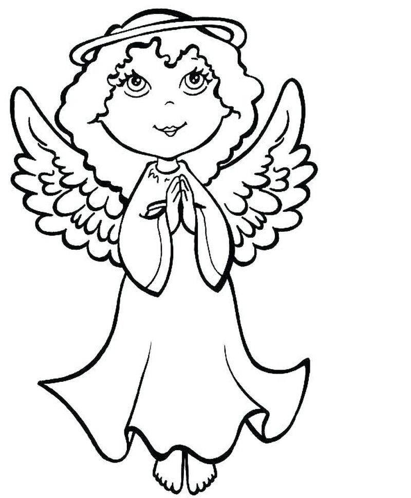 Angel Coloring Pages Free