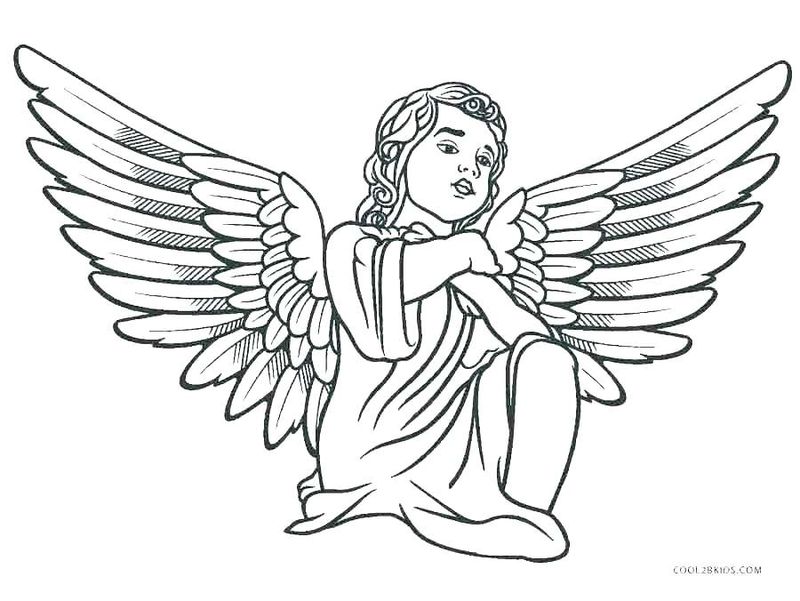 Angel Coloring Pages Images
