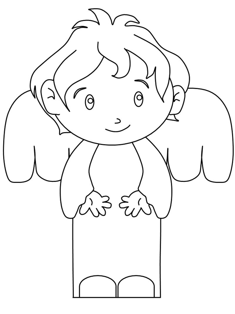 Angel Coloring Pages Printable